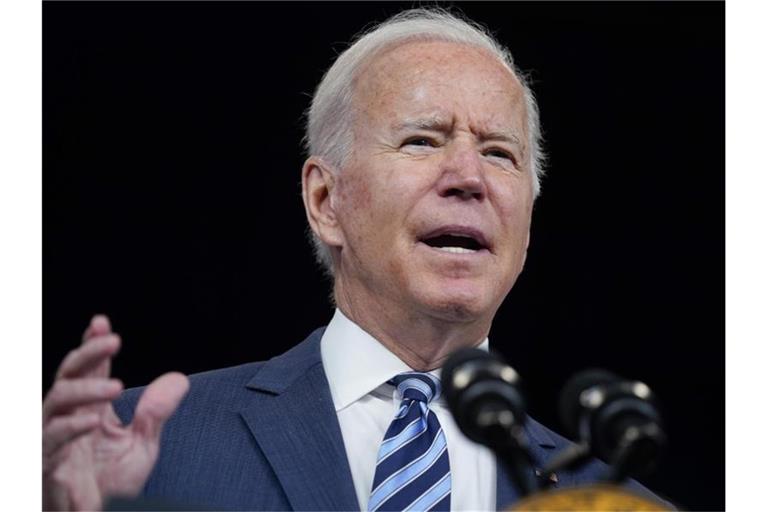 US-Präsident Joe Biden setzt zur Bekämpfung von Corona auf eine Impflicht für weite Teile der amerikanischen Gesellschaft. Foto: Evan Vucci/AP/dpa