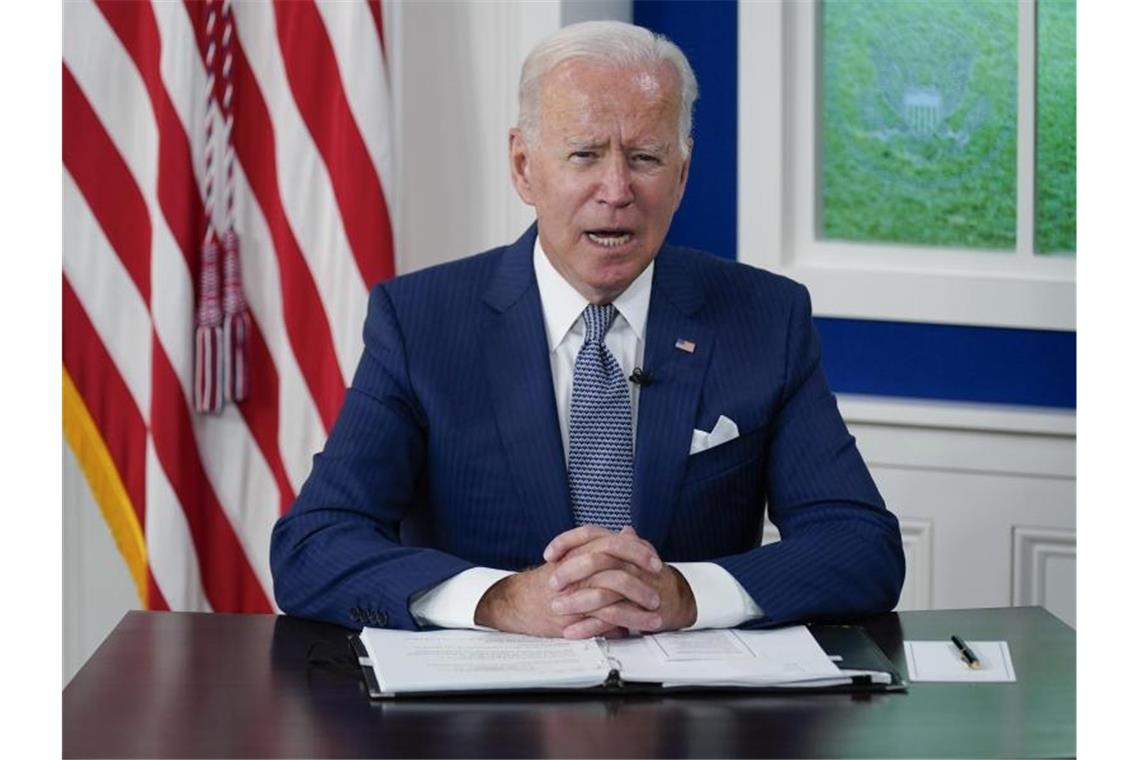 US-Präsident Joe Biden trifft sich mit Regierungschefs aus Indien, Japan und Australien. Foto: Evan Vucci/AP/dpa