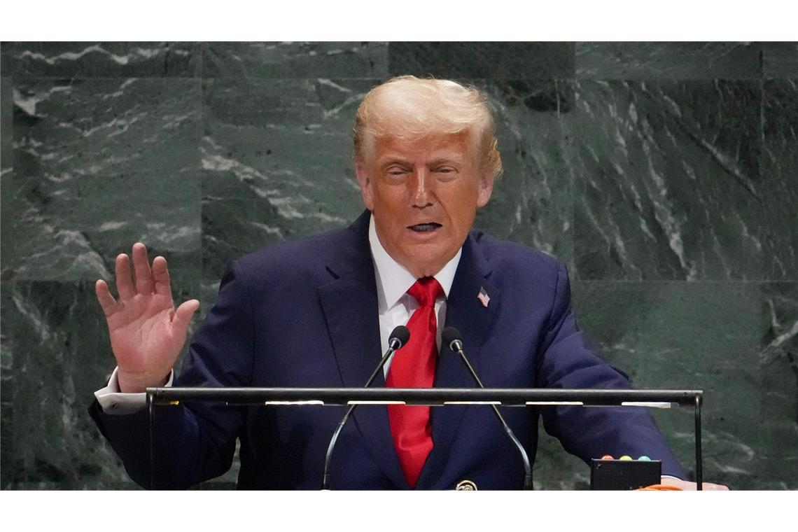 US-Präsident lobte Deutschland bei seiner Rede vor der UNO in New York.