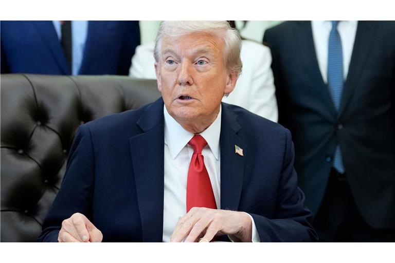 US-Präsident Trump geht nicht davon aus, dass die neuen, von ihm forcierten Zölle gegen China für die Wirtschaft haltbar sind. (Archivfoto)