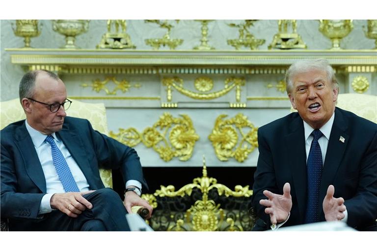 US-Präsident Trump greift Bundeskanzler Merz an. (Archivfoto)