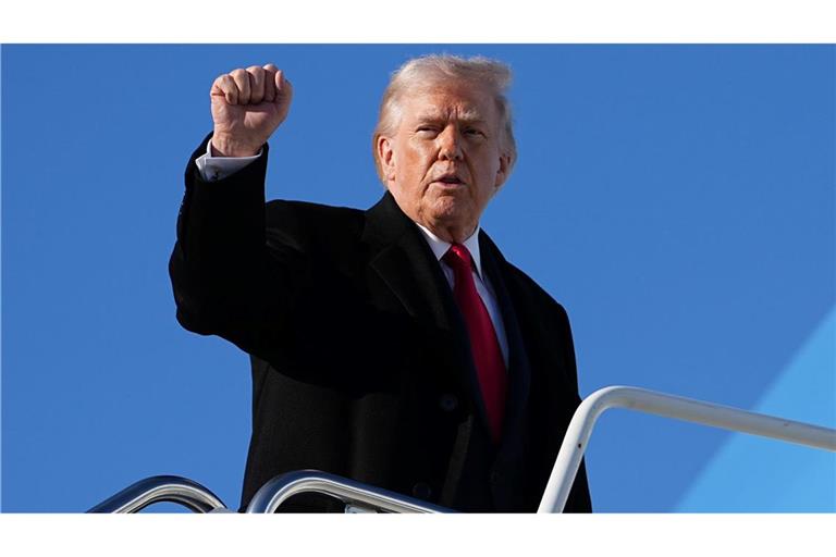 US-Präsident Trump hat dem Iran mit einem Angriff gedroht.