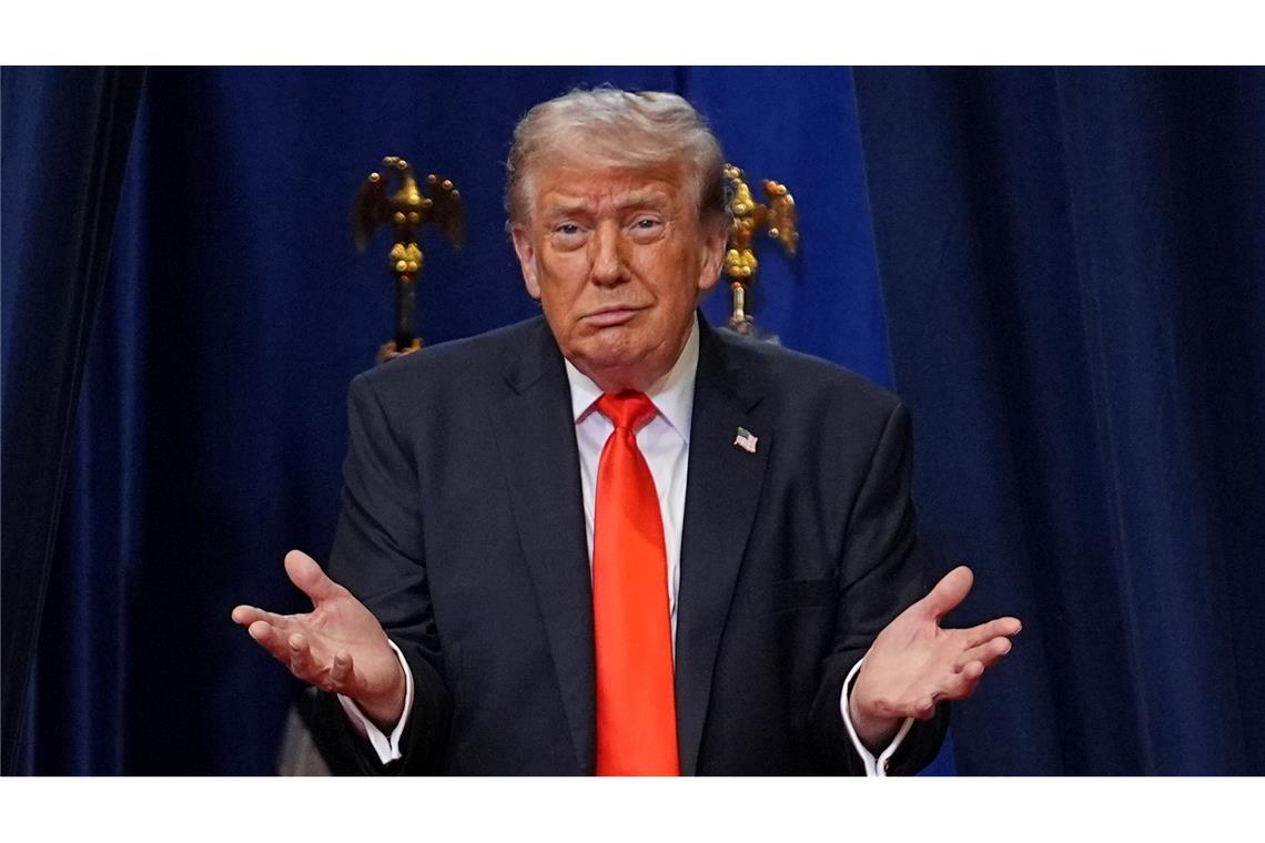 US-Präsident Trump hat Probleme bei der Durchsetzung seiner Zölle. (Archivfoto)