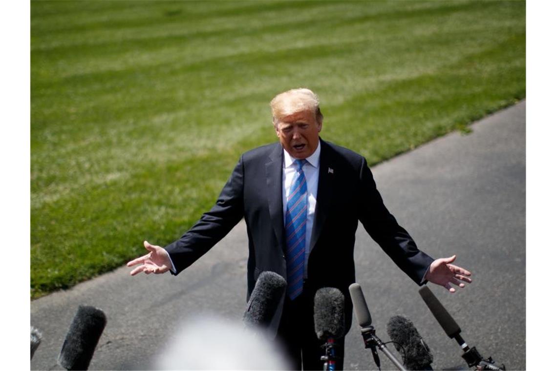 US-Präsident Trump: „Ich bin sicher, dass der Iran bald reden will.“ Foto: Ting Shen/XinHua