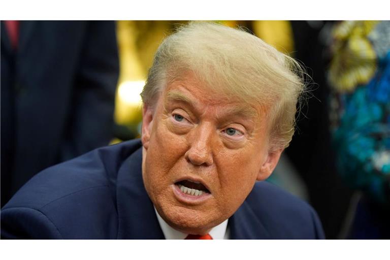 US-Präsident Trump kritisiert die israelische Justiz wegen des Korruptionsverfahrens gegen Ministerpräsident Netanjahu erneut scharf. (Archivbild)