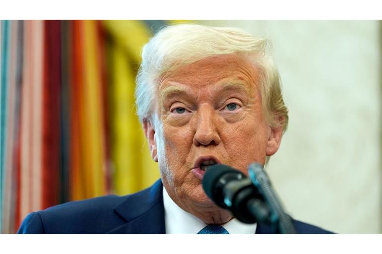 US-Präsident Trump macht dem ukrainischen Präsidenten Wolodymyr Selenskyj schwere Vorwürfe.