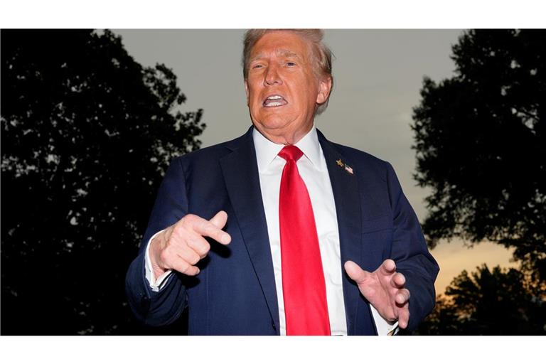 US-Präsident Trump macht der Hamas Druck. (Archivbild)