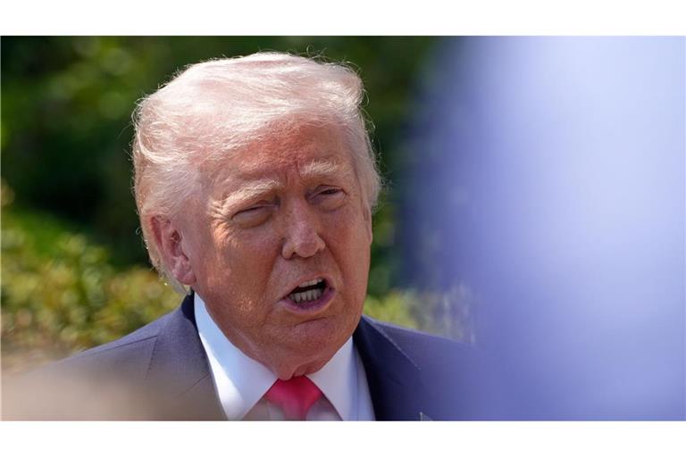 US-Präsident Trump sieht die USA in einer starken Verhandlungsposition. (Archivbild)