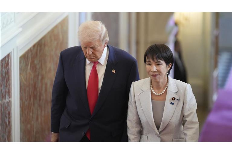 Japan will "goldenes Zeitalter" mit USA US-Präsident Trump und Japans neue Regierungschefin Takaichi betonen die Bedeutung ihrer Sicherheitsallianz.