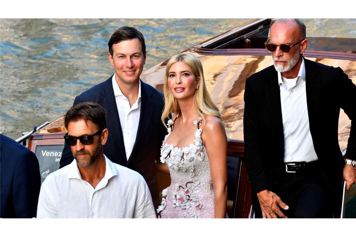 Die große Show: Bezos heiratet in Venedig US-Präsidententochter Ivanka Trump und ihr Ehemann Jared Kushner (links).