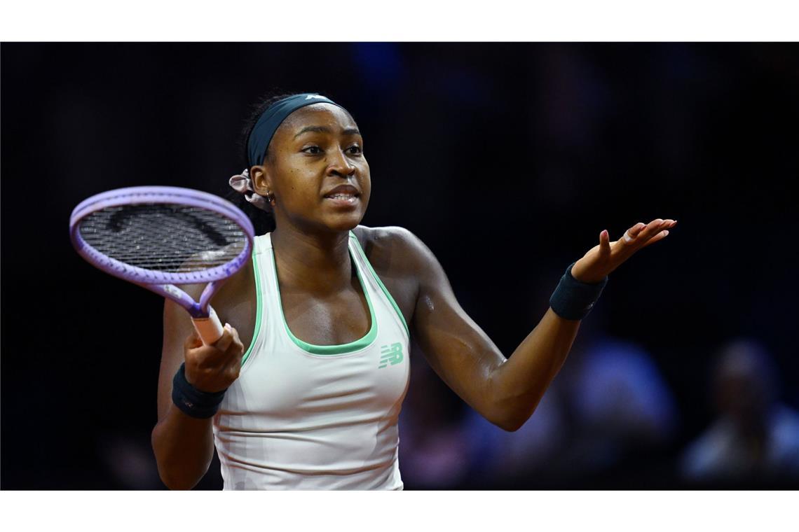 US-Star Coco Gauff ist ausgeschieden.