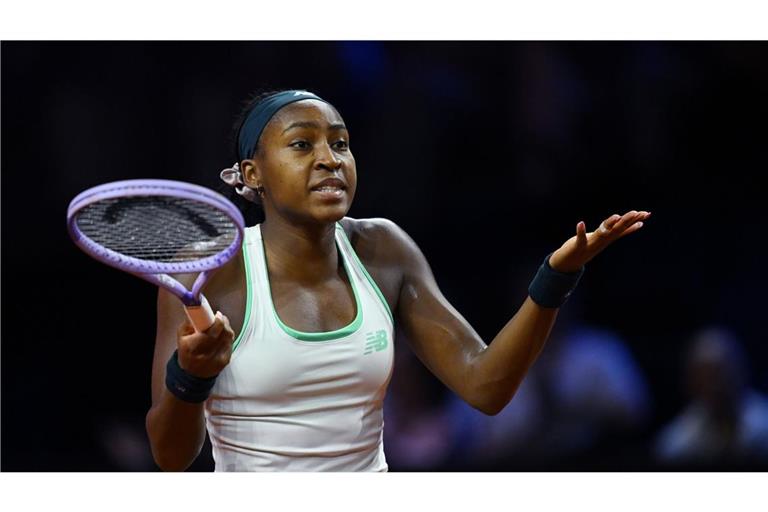 US-Star Coco Gauff ist ausgeschieden.
