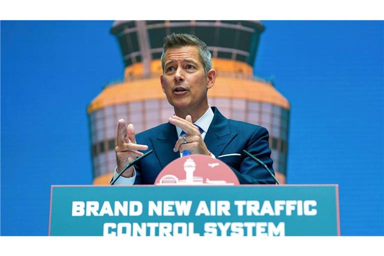 US-Verkehrsminister Sean Duffy kündigt einen neuen Plan für die Infrastruktur des Flugsicherheitssystems an (Archivbild).