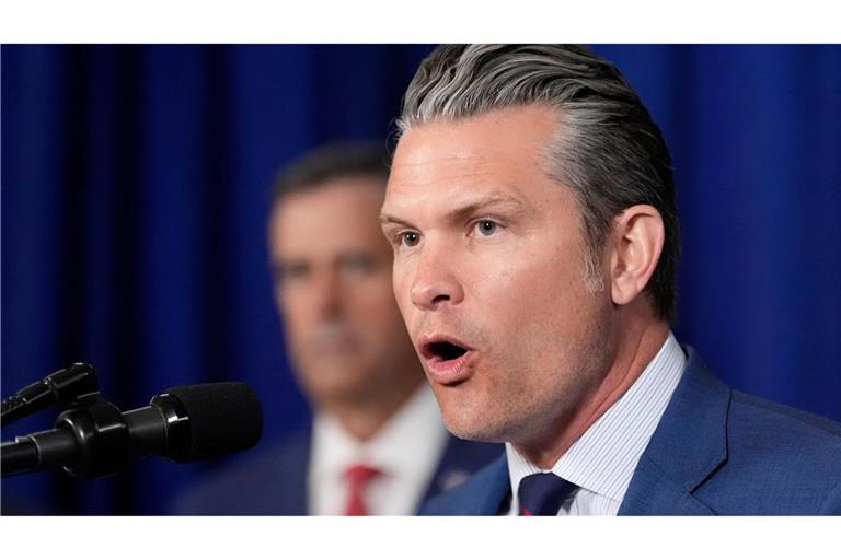 US-Verteidigungsminister Pete Hegseth.