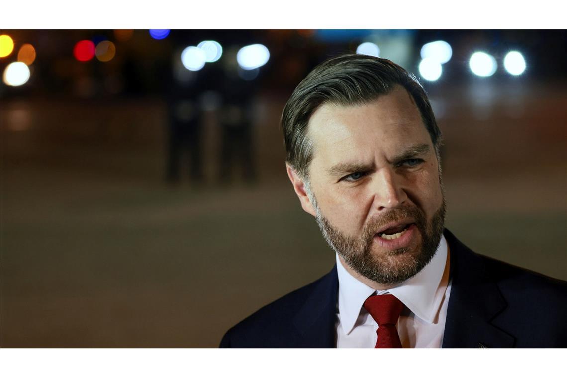 US-Vizepräsident JD Vance bezeichnete die zwischen den USA und dem Iran vereinbarte Waffenruhe als "fragil".