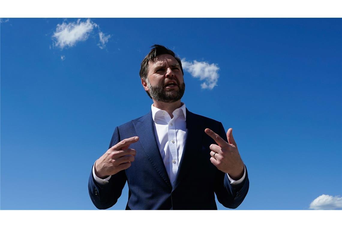 US-Vizepräsident JD Vance führt die US-Delegation an.