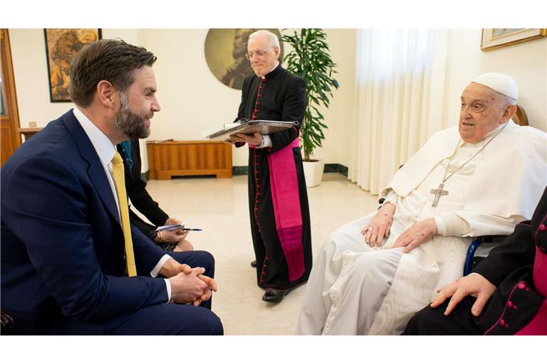 US-Vizepräsident Vance traf sich am Ostersonntag mit Papst Franziskus