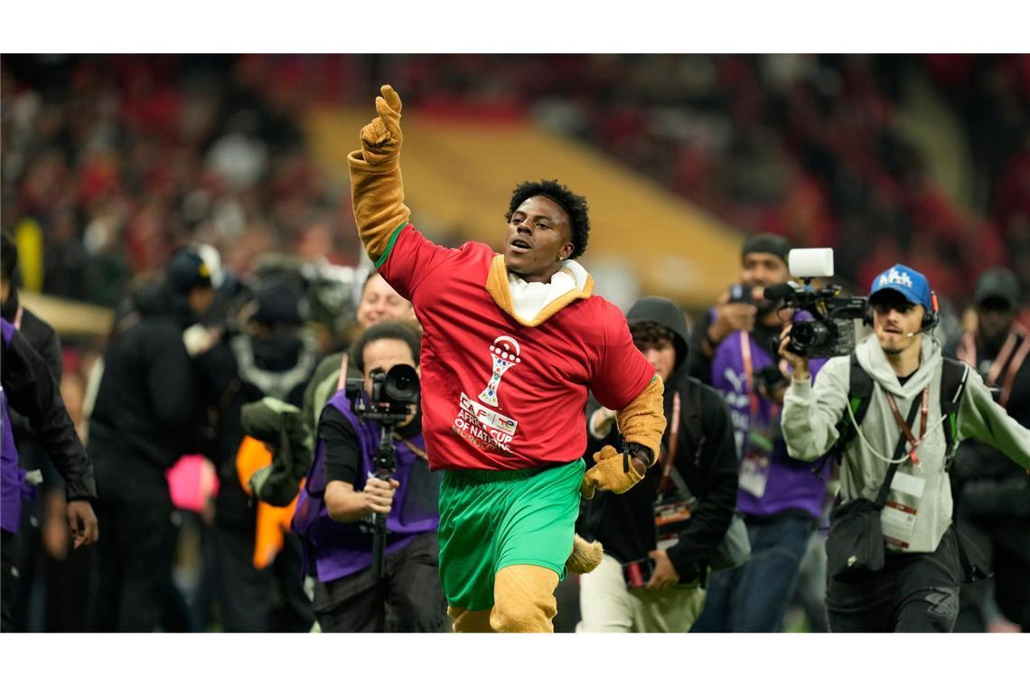 US-Youtuber "IShowSpeed" hatte auch schon bei anderen Großveranstaltungen Aufmerksamkeit gesucht. (Archivbild)