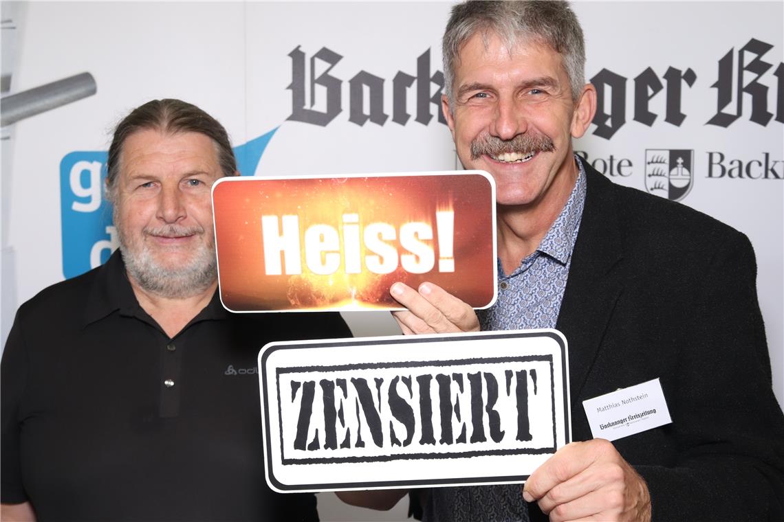 Uwe Flegel und Matthias Nothstein, BKZ Redaktion