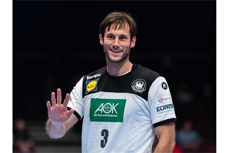 Uwe Gensheimer bekräftigte, dass die Mannschaft voll auf den Sport fokussiert ist. Foto: Robert Michael/dpa-Zentralbild/dpa