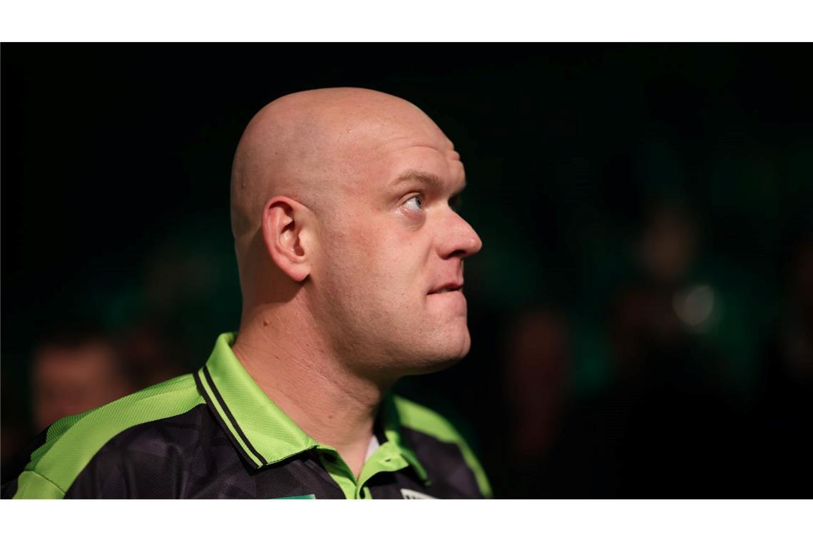 Van Gerwen betritt den Ally Pally.
