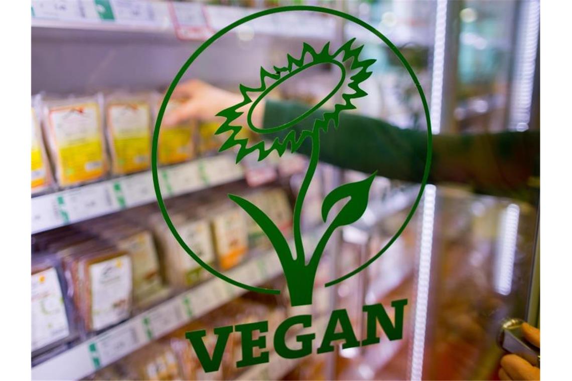 Vegane Produkte in einem Biosupermarkt: Foto: Daniel Karmann