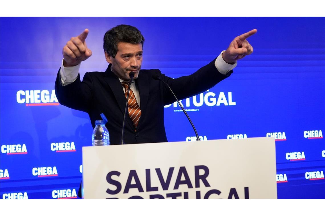 Rechtsruck trübt Konservativen-Sieg in Portugal Ventura will Portugal retten.