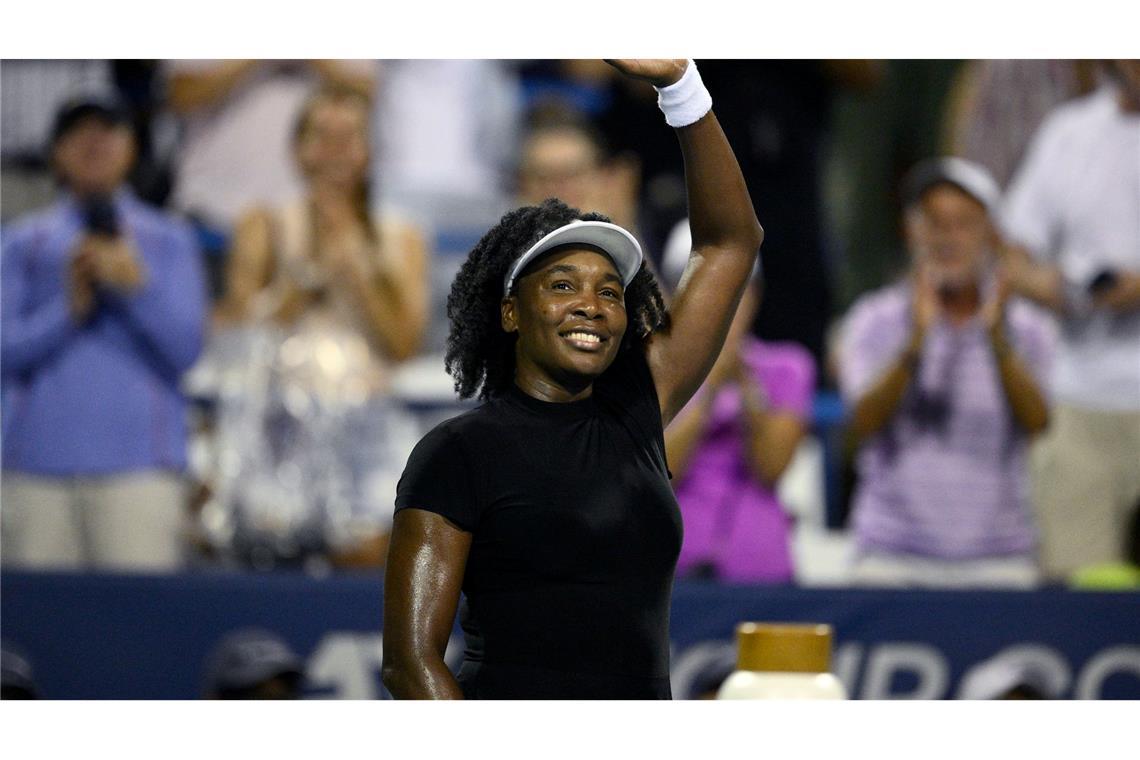 Comeback mit 45: Venus Williams im Achtelfinale gestoppt Venus Williams nach ihrer glatten Niederlage.