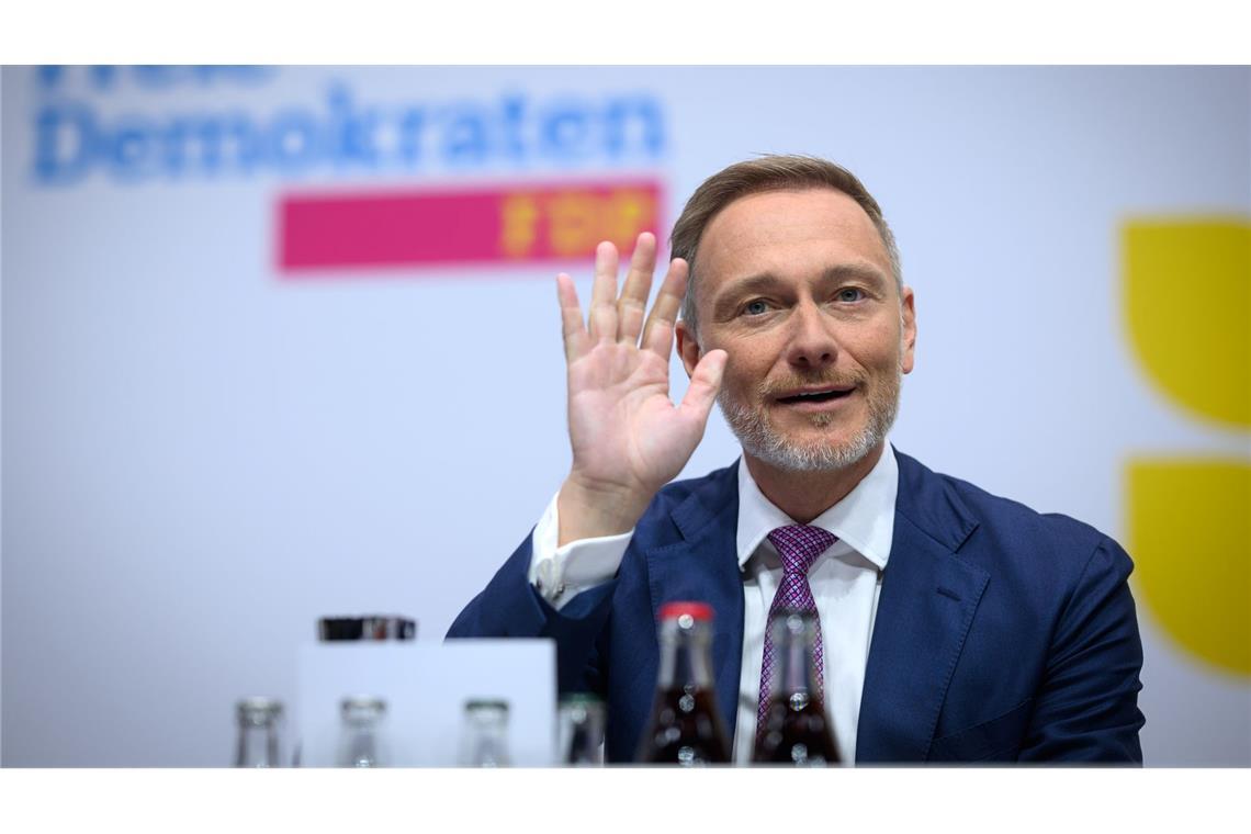 Dürr zum FDP-Chef gewählt - Lindner geht schweren Herzens Verabschiedet sich mit dem FDP-Parteitag von der Spitze der Liberalen: Christian Lindner