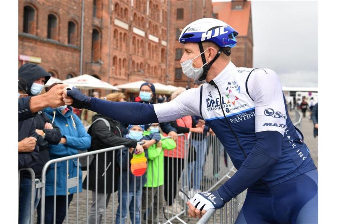 Rad-Sprinter Greipel braucht kein rauschendes Abschiedsfest Verabschiedet sich nach dem Münsterland-Giro vom aktiven Radsport: André Greipel. Foto: Bernd Thissen/dpa