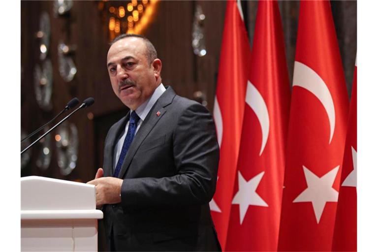 Verärgert über US-Präsident Biden: Der türkische Außenminister Mevlüt Cavusoglu. Foto: -/Pool Turkish Foreign Ministry/AP/dpa