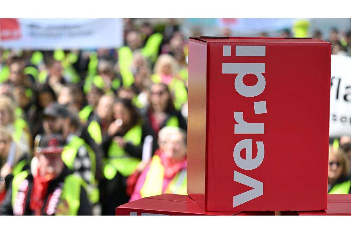 Verdi hatte bundesweit zu Warnstreiks im Handel aufgerufen.