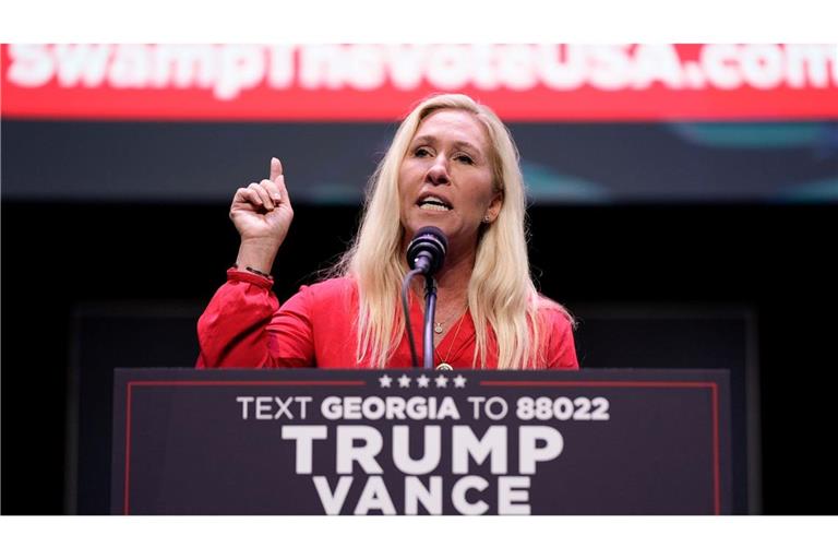 Vergangenes Jahr machte die Hardlinerin noch eifrig Wahlkampf für Trump. (Archivbild)