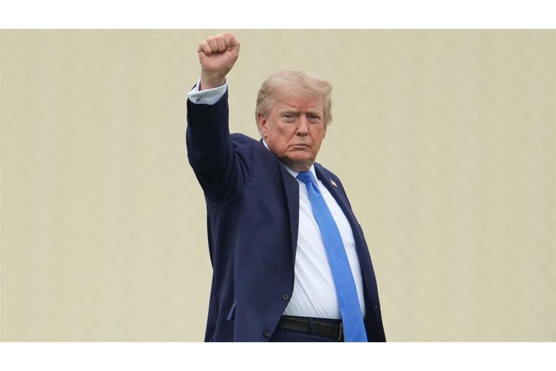 Verkündet immer wieder, der Sieg gegen den Iran sei nahe: US-Präsident Donald Trump. Doch davon ist nicht zu sehen.