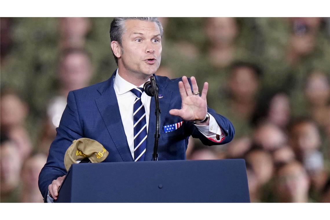 Verkündet schon wieder einen tödlichen US-Angriff auf ein Boot im Pazifik - Pentagon-Chef Hegseth.