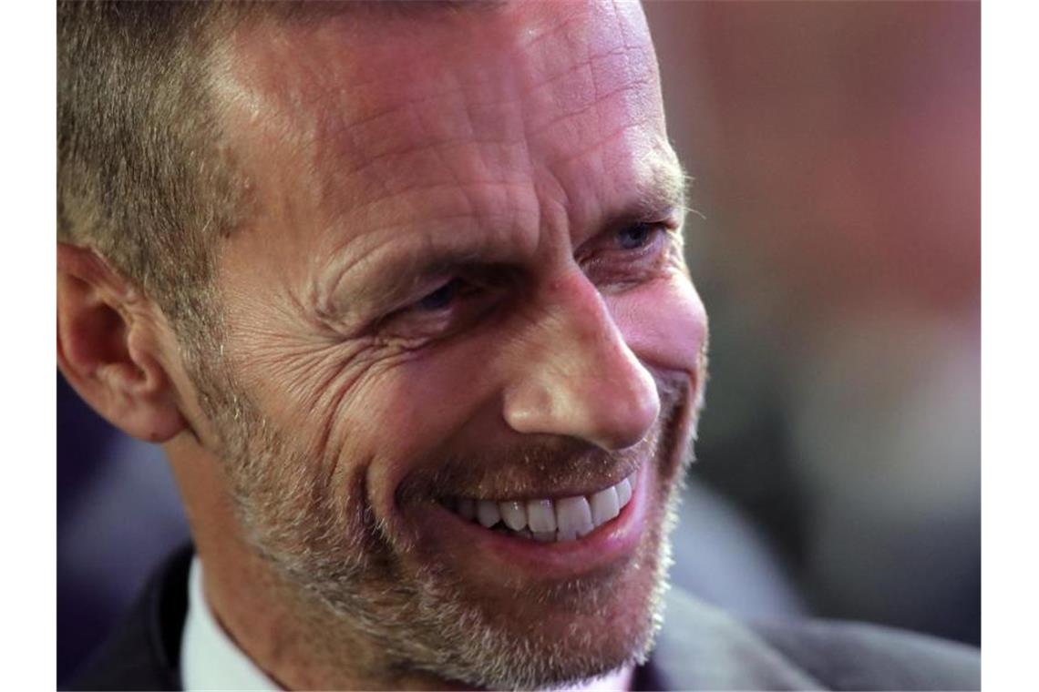 DFB-Elf droht Hammergruppe - Frauen-Königsklasse reformiert Verkündete eine „bahnbrechende“ Veränderung für den Frauenfußball: UEFA-Präsident Aleksander Ceferin. Foto: Vadim Ghirda/AP/dpa