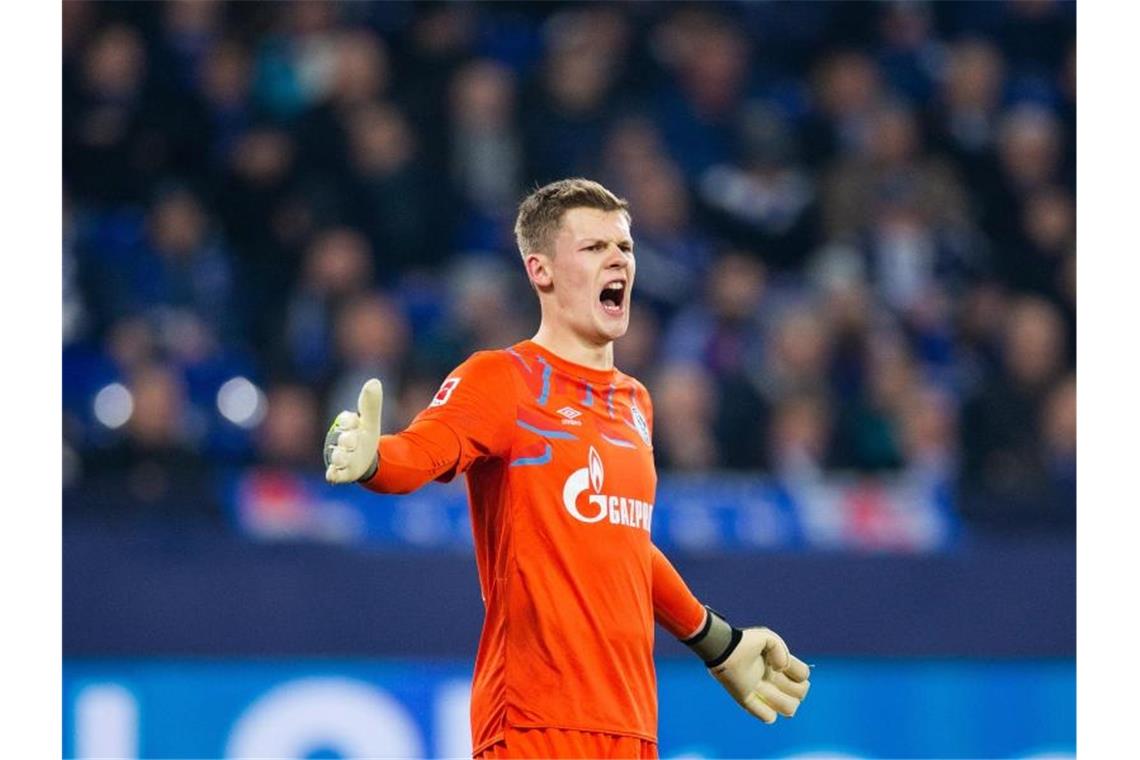 S04-Keeper Nübel geht und macht wohl den Neuer Verlässt Schalke zu Saisonende: Keeper Alexander Nübel. Foto: Rolf Vennenbernd/dpa