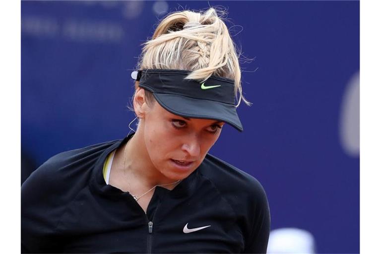 Verletzte sich beim WTA-Turnier in Linz: Sabine Lisicki. Foto: Daniel Karmann/dpa