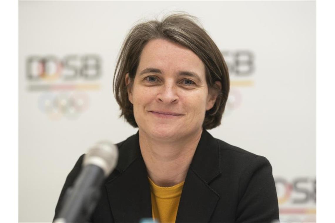 Verliert zum Jahresende ihren Posten: Veronika Rücker, Vorstandsvorsitzende des Deutschen Olympischen Sportbundes (DOSB). Foto: Frank Rumpenhorst/dpa