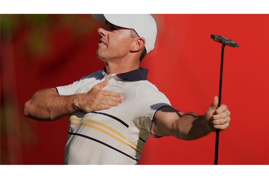 Verlor sein Match gegen Scottie Scheffler, konnte am Ende aber dennoch über den Titel jubeln: Rory McIlroy.