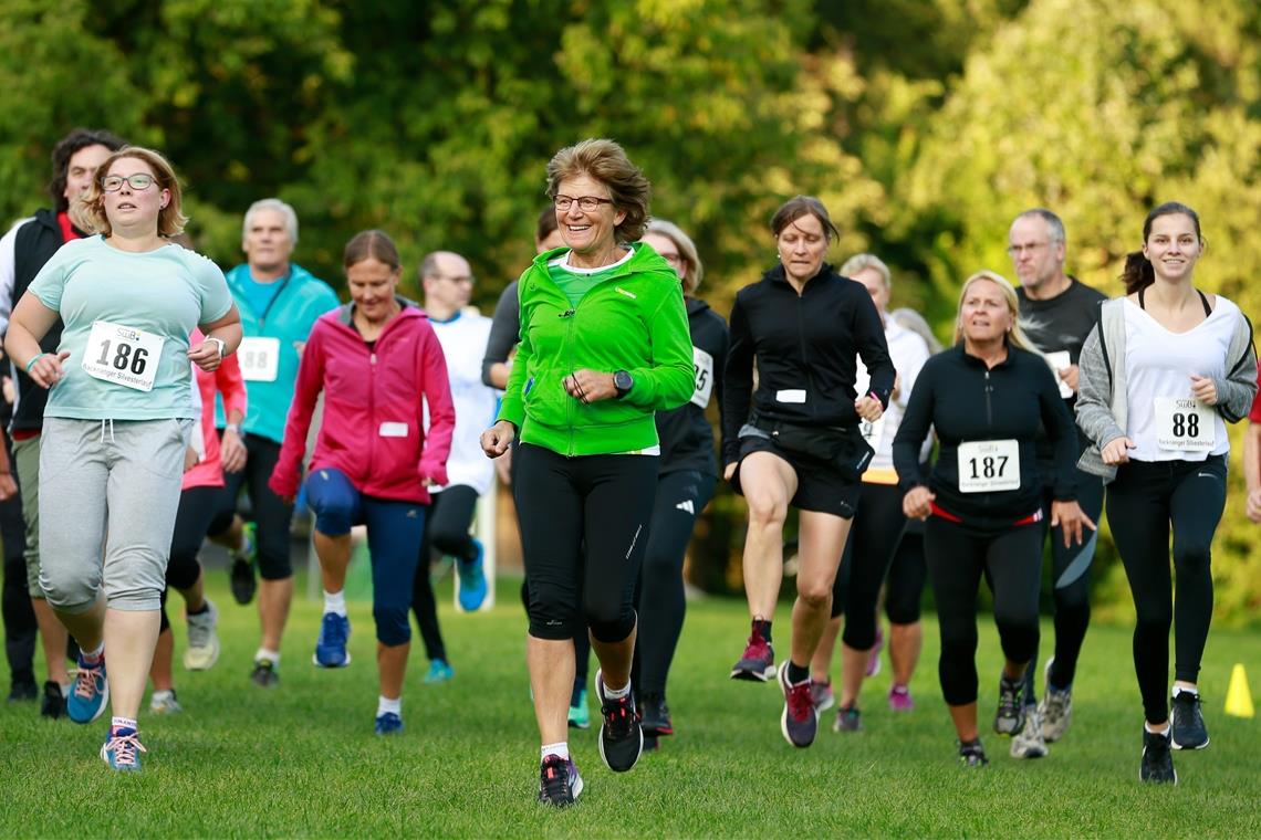 Vermutlich wird Kursleiterin Brigitte Würfel erst im September 2021 zum Auftakt der neunten Runde von Laufend BKZ in den Backnanger Plattenwald bitten. Foto: A. Becher