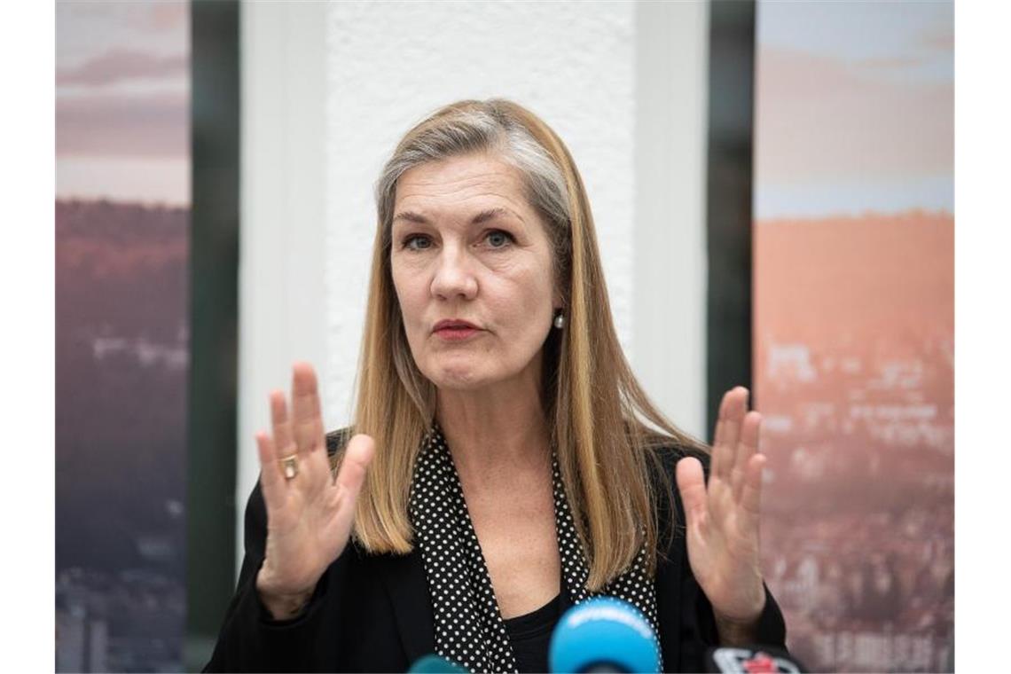 Veronika Kienzle, Kandidatin von Bündnis 90/Die Grünen für die Oberbürgermeisterwahl in Stuttgart 2020. Foto: Sebastian Gollnow/dpa/Archivbild