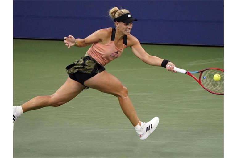 Verpasste bei den US Open das Viertelfinale: Angelique Kerber. Foto: John Minchillo/AP/dpa