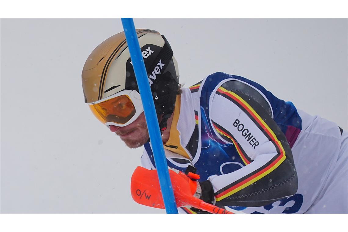 Verpasste die Podestplätze deutlich: Deutschlands Slalom-Ass Linus Straßer.