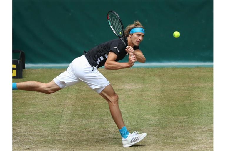 Verpasste in Halle das Halbfinale: Alexander Zverev. Foto: Friso Gentsch