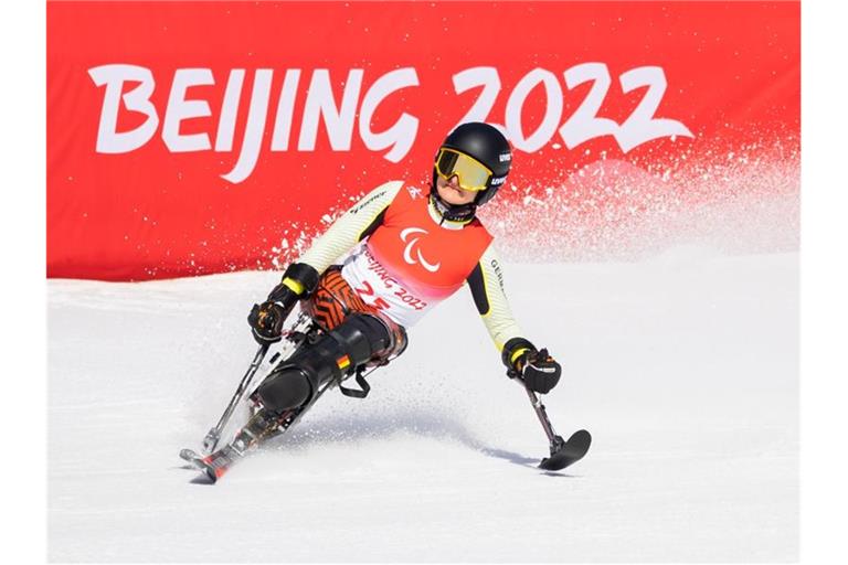 Verpasste knapp die Goldmedaille: Anna-Lena Forster. Foto: Christoph Soeder/dpa