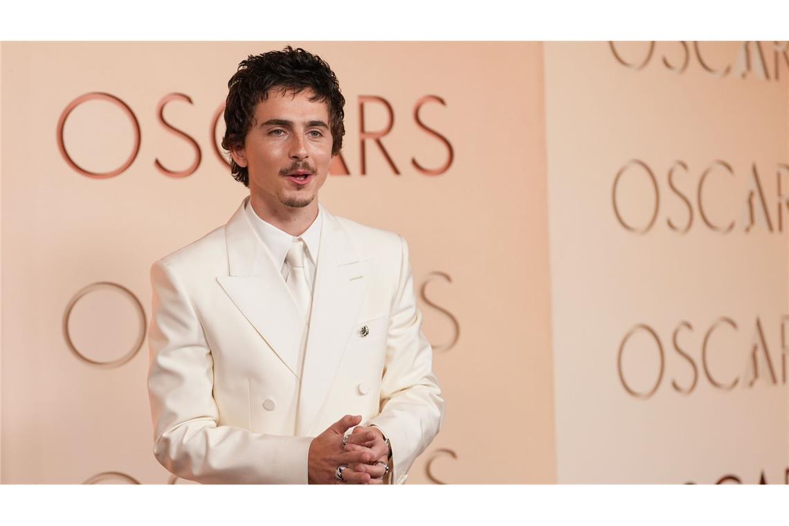 Verpasste seine dritte Chance auf einen Hauptdarsteller-Oscar: Timothée Chalamet.