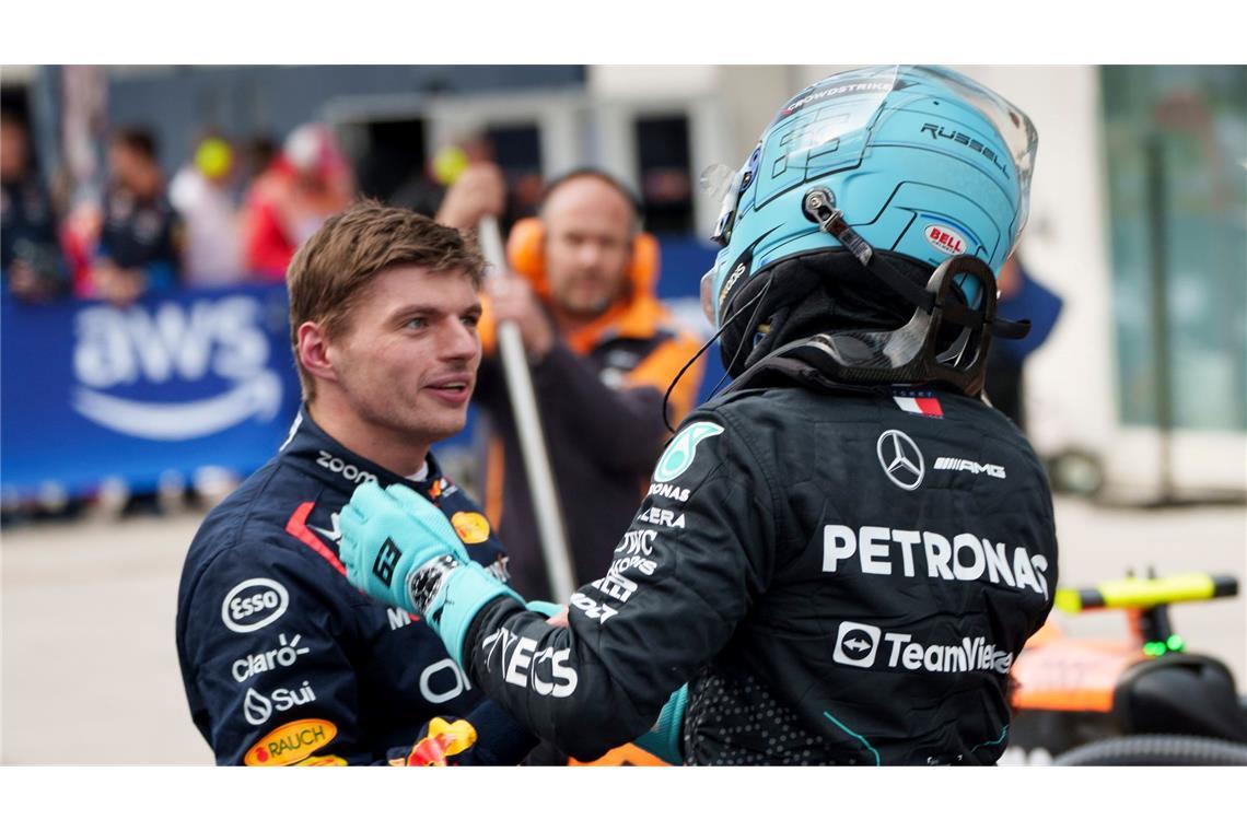 Verstappen wütet im Formel-1-Zoff: "George ist ein Loser" Verstappen und Russell haben keinen Respekt mehr füreinander.