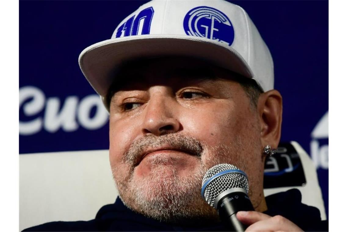 Argentinien und die Fußball-Welt trauern um Diego Maradona Verstarb im Alter von 60 Jahren: Diego Maradona. Foto: Gustavo Ortiz/dpa