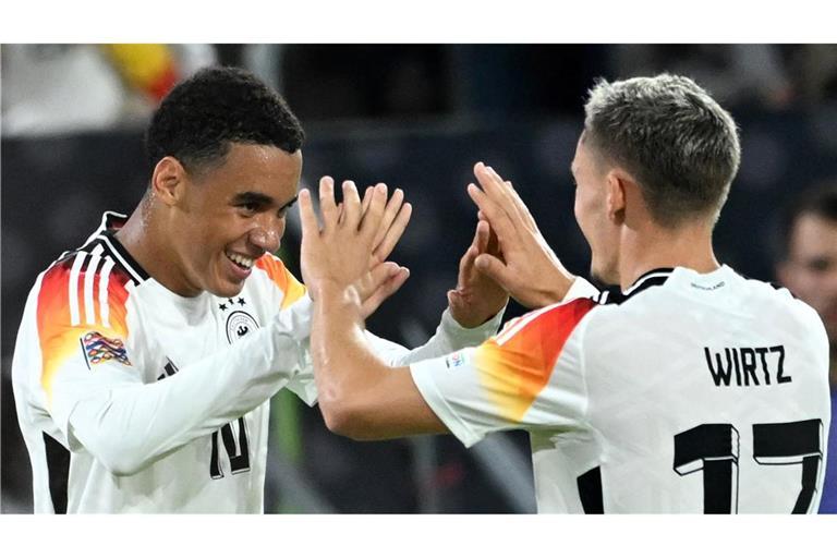 Verstehen sich in der Nationalelf: Bayerns Jamal Musiala und Leverkusens Florian Wirtz verkörpern beide Weltklasse.